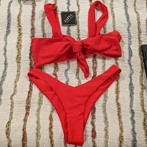 Zaful red bikini sz M
